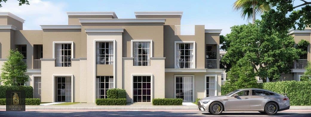 Townhouse villa 248 sqm + private garden for the price of an apartment in Future City “Sarai” New Cairo 3