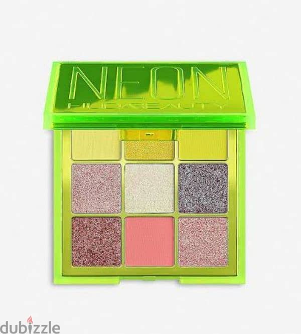 Hudabeauty neon green eyeshadow palette 2