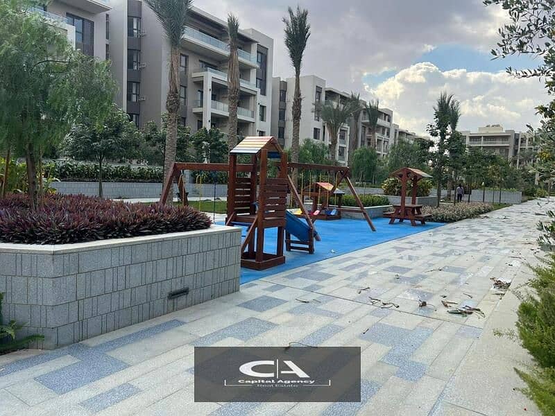 بمقدم 15% فقط شقه 3 غرف بجاردن متشطبه بالكامل في كمبوند ذا ادريس ايست | استلام فوري  * The Address East * 8