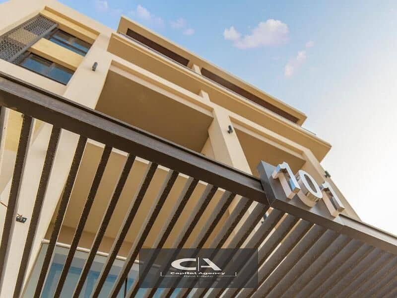 بمقدم 15% فقط شقه 3 غرف بجاردن متشطبه بالكامل في كمبوند ذا ادريس ايست | استلام فوري  * The Address East * 15