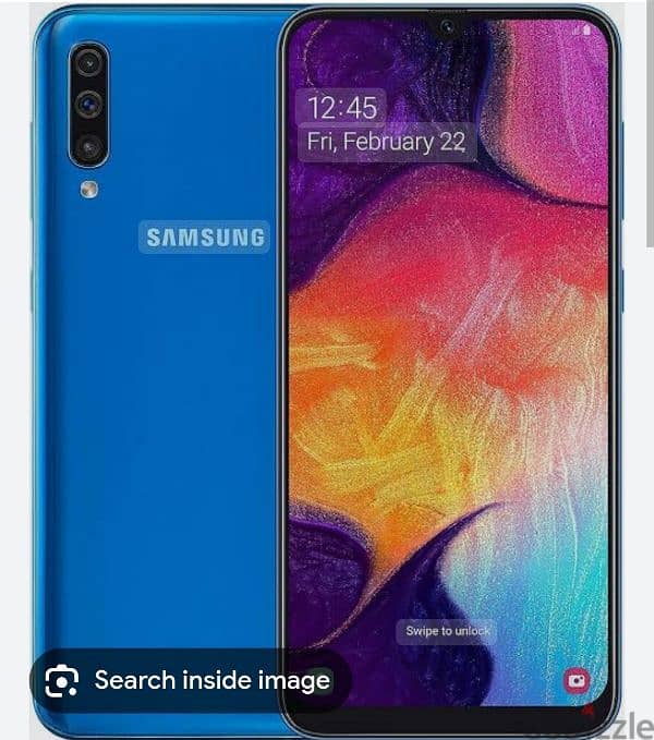 تليفون Samsung galaxy a50 لون ازرق 3