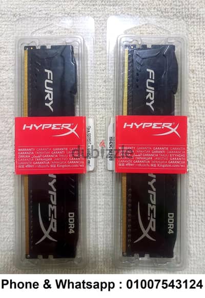 رامتين Hyper x 2x8 DDR4