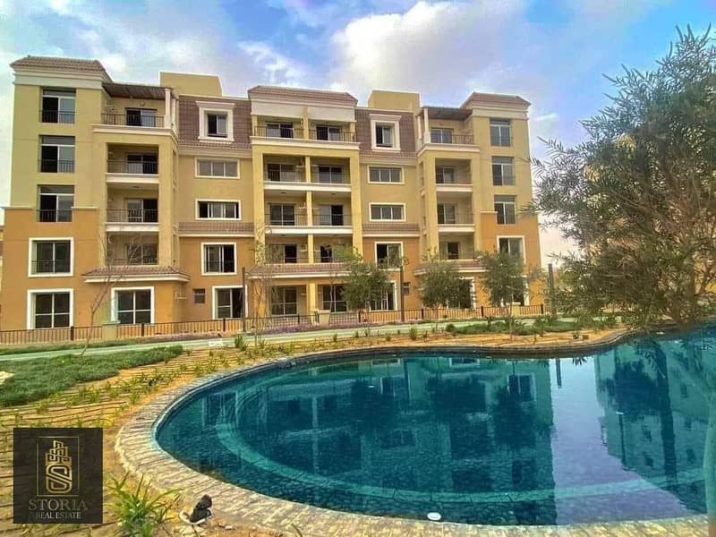 3 bedroom apartment for sale next to Madinaty on Suez Road in “Sarai” Compound, New Cairo, in installments 10