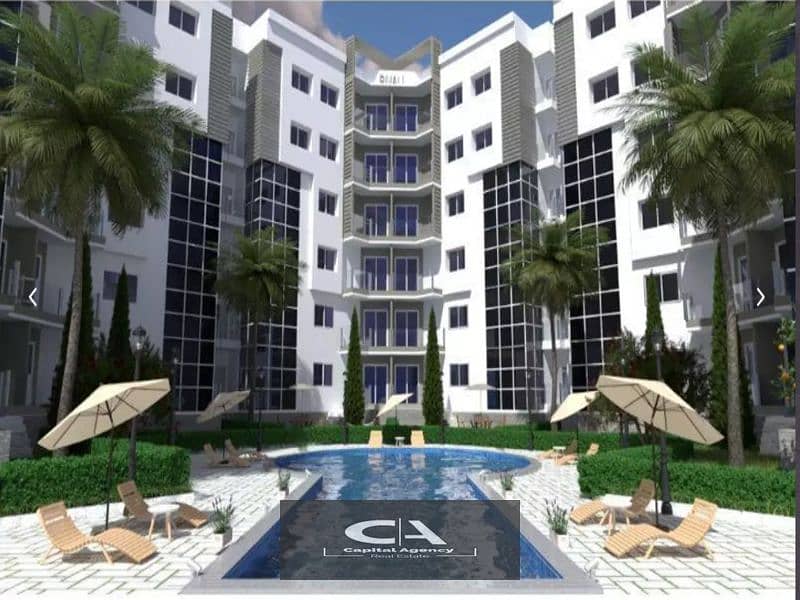 With a 40% cash discount, an apartment for sale, 3 rooms, finished, with A. C great location | And installments for the longest period 6