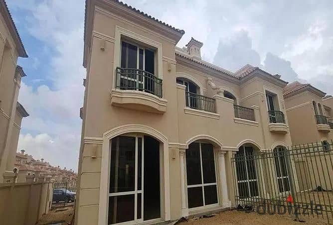 The last twin villa for sale, immediate receipt, in La Vista City, New Cairo 1