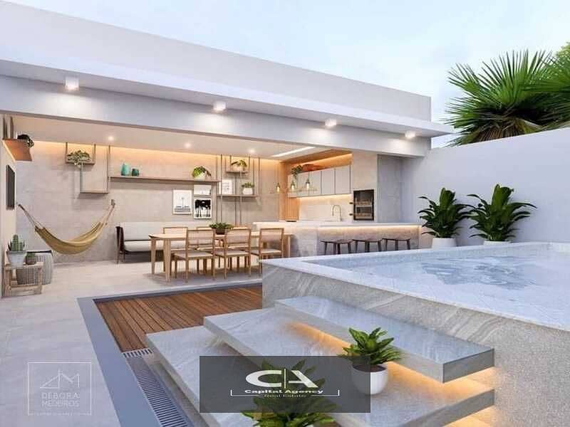 I villa for sale with Garden | finished with A. c | With a very special discount and installments for the longest payment period In Rivali Compound 19