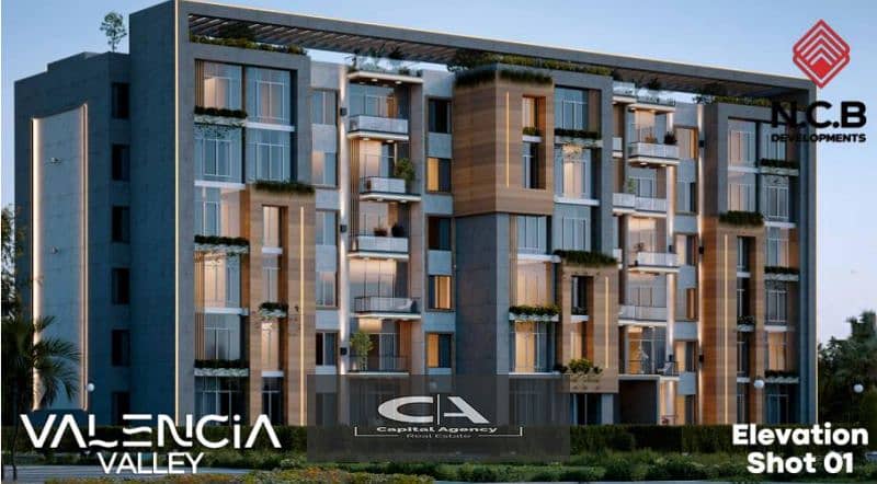 Own a 3-bedroom apartment with a 10% down payment in the heart of the Fifth Settlement in Valencia Compound, with equal installments up to 10 years 1