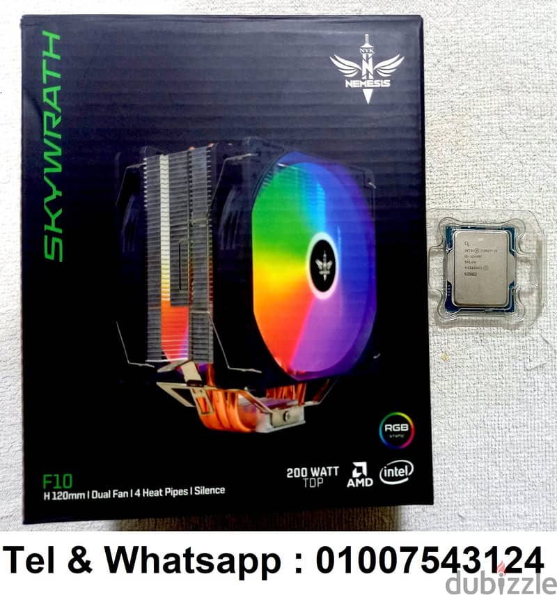 بروسيسور i5 12400F وكولر RGB 0