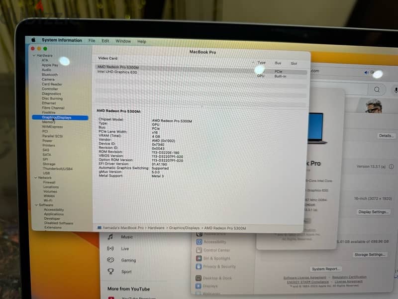 macbook pro 16 inch 2019   100% \41cycle 4