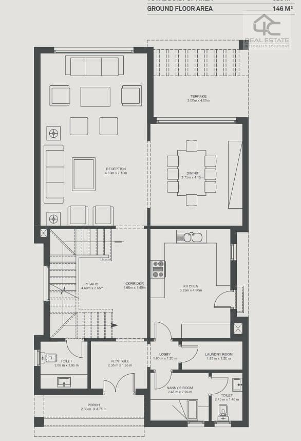 For sale standalone villa 326 m first row Park 140 acres Ready to move under market price Hyde Park Compound Fifth Settlement 2