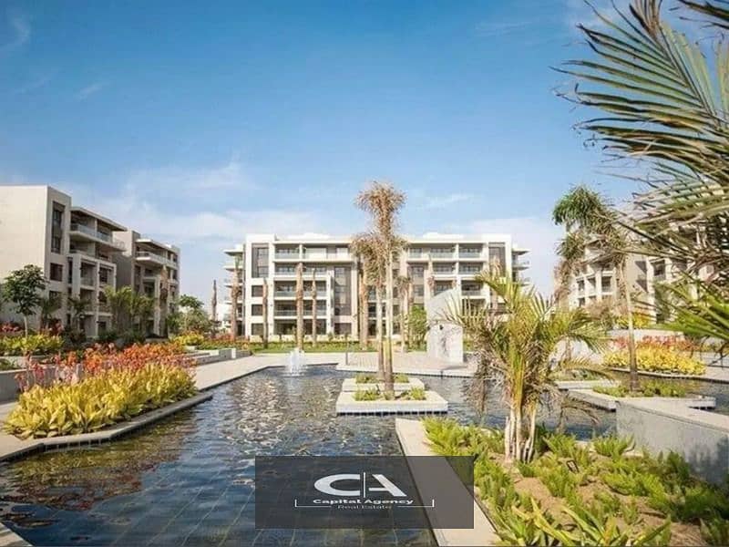 At cash price, an apartment of 160 meters with a garden, Ready To Move, fully finished, in The Address East Compound in the heart of the settlement 0