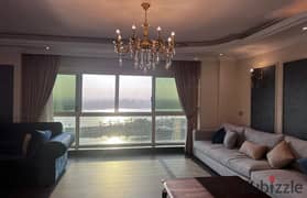 For sale, 390 sqm apartment on Maadi Corniche, immediate delivery of furniture and appliances, hotel apartment in a very elegant tower on the Nile 0