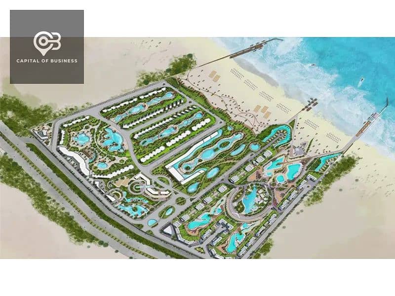 شالية  متشطبة  بتقسط على10 سنوات في Jamila North Coast الساحل الشمالي 4