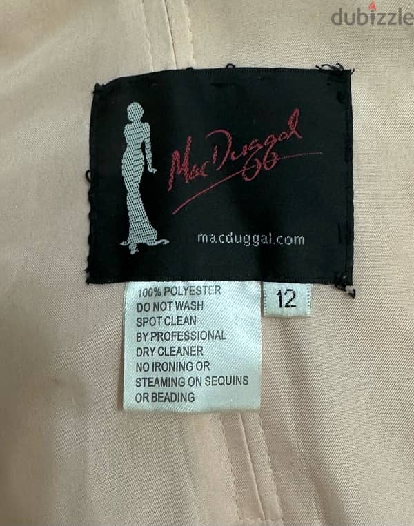 Mac Duggal original dress 2