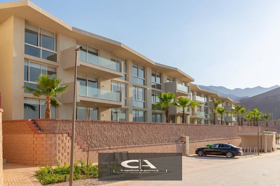 Without down payment, chalet for sale in Sea View Fully finished | best location in Sokhna, Monte Galala Installments for the longest repayment period 1