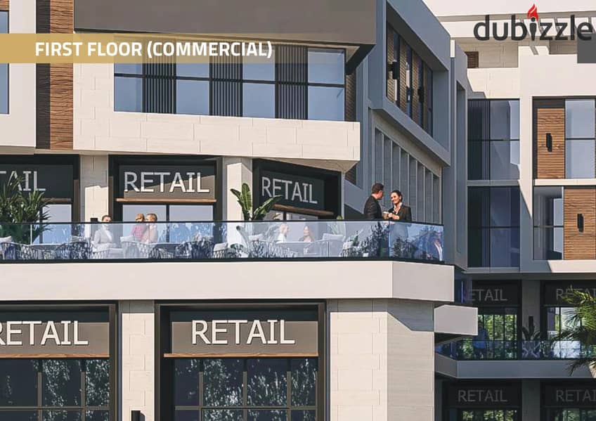 Own a commercial store in the heart of Shorouk City with a 15% down payment and 6-year installments in front of El Patio Villas and next to Carrefour. 3