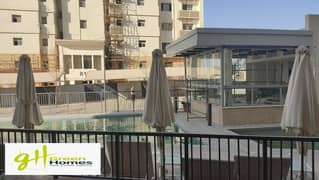 Apartment with garden for sale in Uptown Cairo, area 223 m, with a very special view, fully finished 0