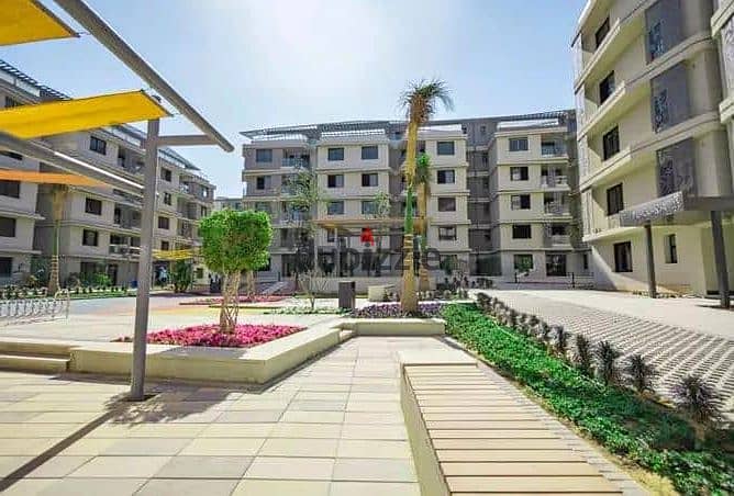 Fully finished apartment with garden for sale at a very special price in Badya Palm Hills Compound in 6th of October 6