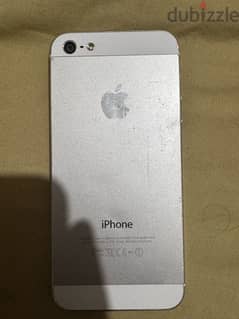 iPhone 5 white  بالكرتونه 0