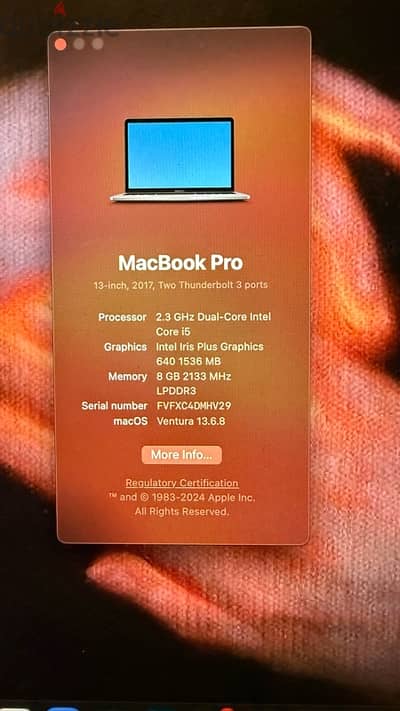 MacBook Pro 2017 i5