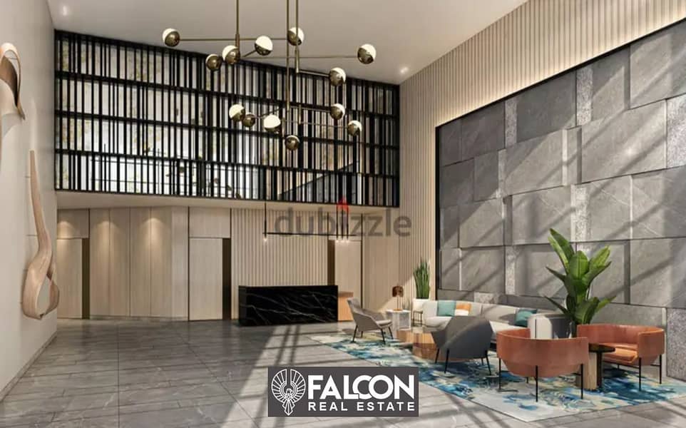 own a hotel apartment of 128 meters under the management of the Marriott Hotel next to City Center Almaza for sale in the Marriott Residence Heliopoli 0