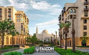 Own a 124-meter apartment, 2 rooms, immediate delivery, fully finished, high quality, in Fustat, Old Cairo, Arabesque Fustat 0