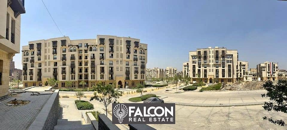 Own a 124-meter apartment, 2 rooms, immediate delivery, fully finished, high quality, in Fustat, Old Cairo, Arabesque Fustat 4