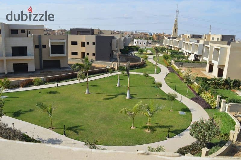 Live in Sheikh Zayed, your unit is 215 m + 250 m garden, immediate delivery next to Jidar 11