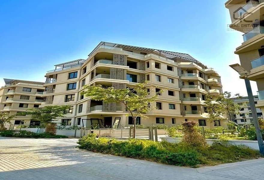 Ready to move 3 bedrooms apartment 173m in Badya Palm hills prime location with landscape view. 1