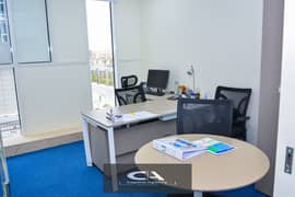 Administrative office for rent, 345 square meters, finished with air conditioners - Fifth Settlement 0