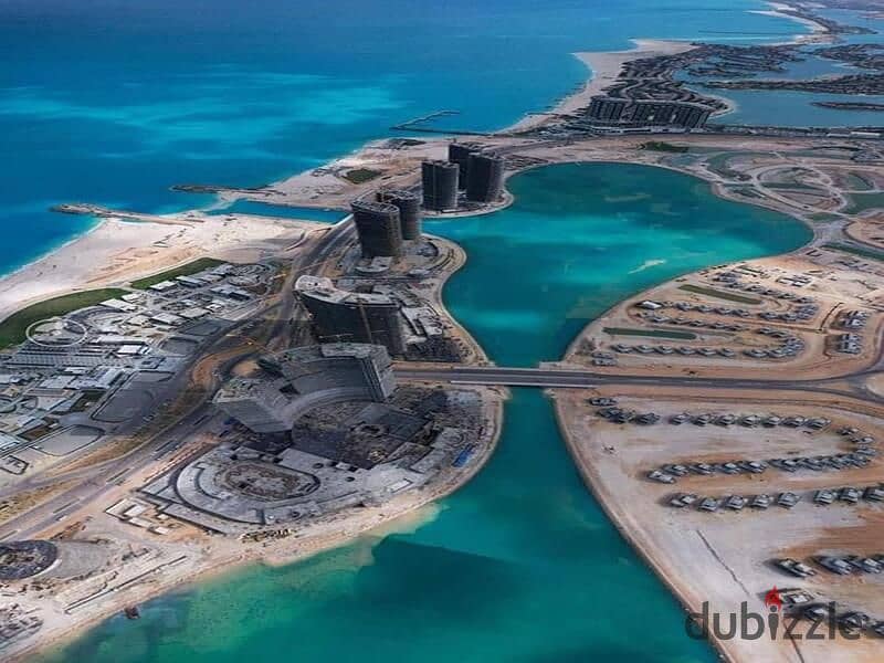 Apartment for sale fully finished in New Alamein Towers, direct view on the sea, ready for inspection 3