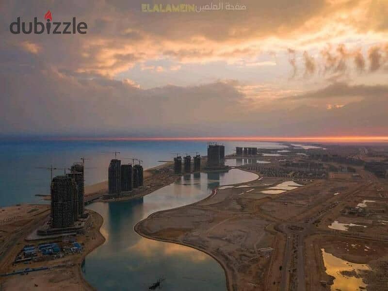 شقة للبيع متشطبة بالكامل في ابراج العلمين الجديدة فيو مباشر علي البحر جاهزة للمعاينة+Beachfront Tower new alamaein 6