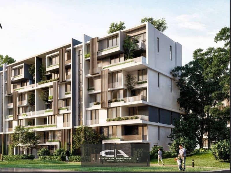 Save for a limited offer an apartment for sale in Il Bosco City Compound With only 5% down payment and installments over 10 years without interest 1