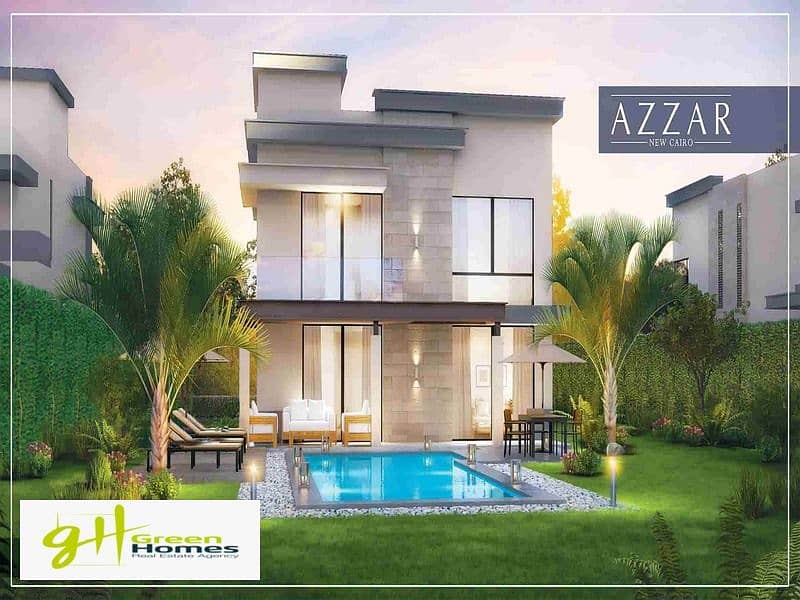 Stand - ALone Villa with 5 bedrooms in Azzar 2 l New Cairo 0