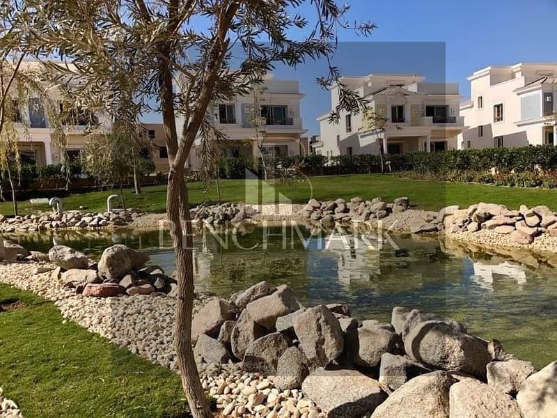 I-Villa Garden للبيع في اميز موقع في 6 اكتوبر في اكبر كمبوندات ماونتن فيو 8