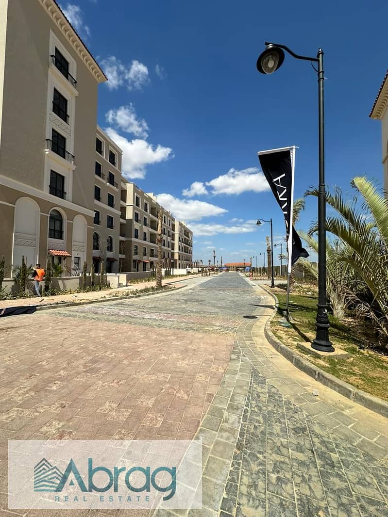 For sale apartment 167m 5% down payment finishing and air conditioning-Village West Compound, Sheikh Zayed 2