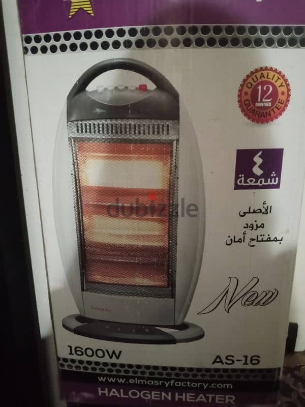 دفاية كهرباء أربعة شمعة 1600W 3