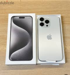 الهاتف الراقي IPhone 15 Pro Max مساحه 512 لون مميز بسعر لقطه 0