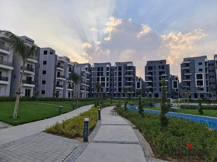 The last two apartments remaining at the old price and in installments in Sun Capital Compound in the distinguished phase in front of the tourist walk 11