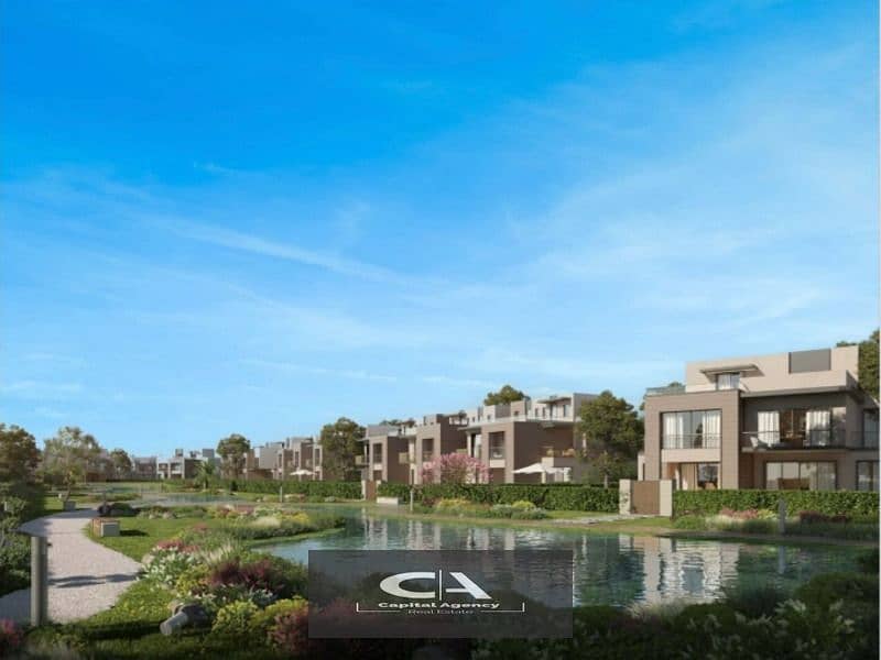 بمقدم 5% فقط شقه علي اللاجون في كمبوند جاردن ليكس في قلب اكتوبر بجوار مول مصر | خصم كاش 24%   | Garden Lakes 6