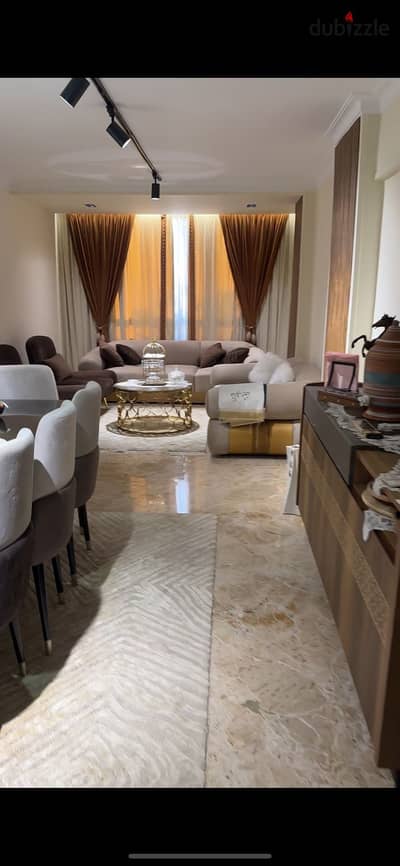 Two-room apartment for sale, ready to move, ultra-luxury finishing, near akhnatun School