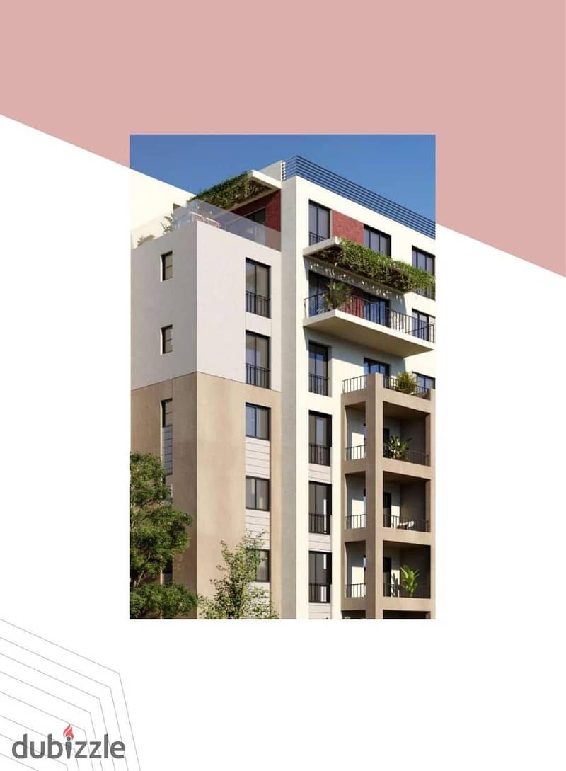 Apartment for sale with one year receipt in District 5, Fifth Settlement - on Sokhna Road - District 5 New Cairo  7 minutes from 90th Street - minutes 2