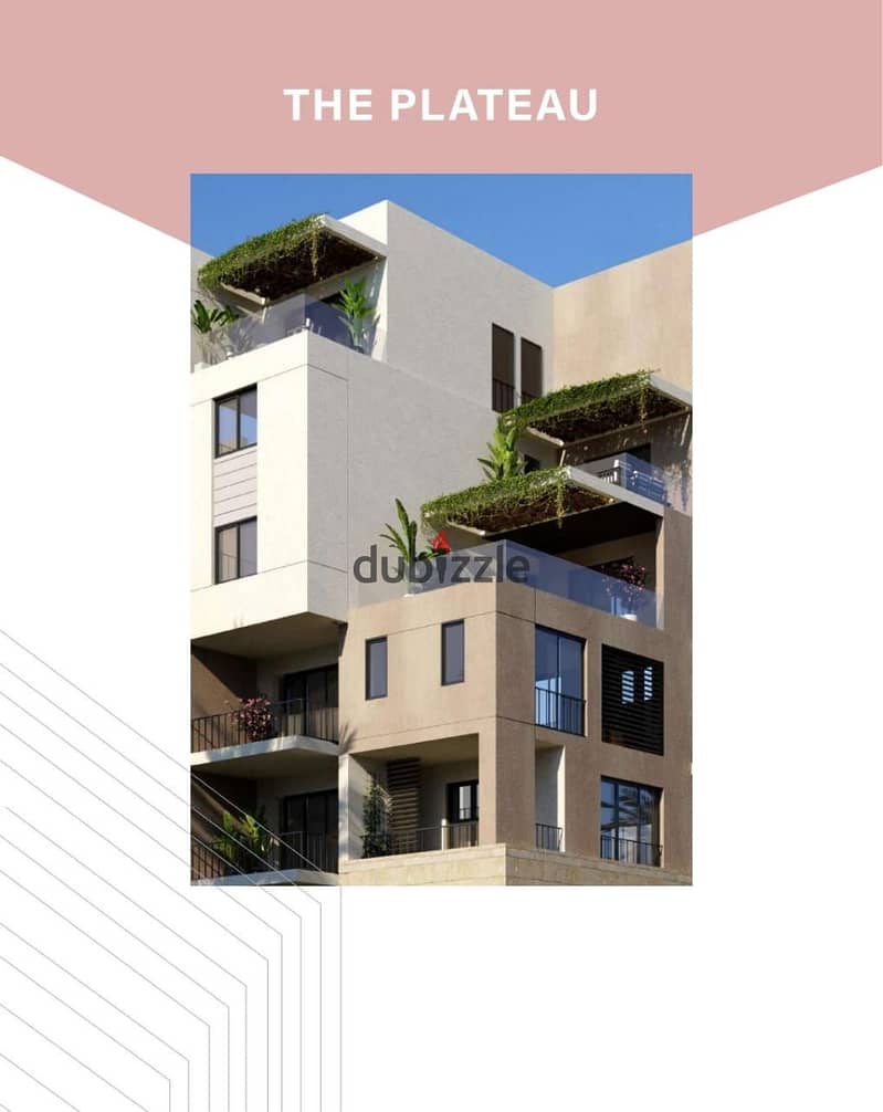 Apartment for sale with one year receipt in District 5, Fifth Settlement - on Sokhna Road - District 5 New Cairo  7 minutes from 90th Street - minutes 4