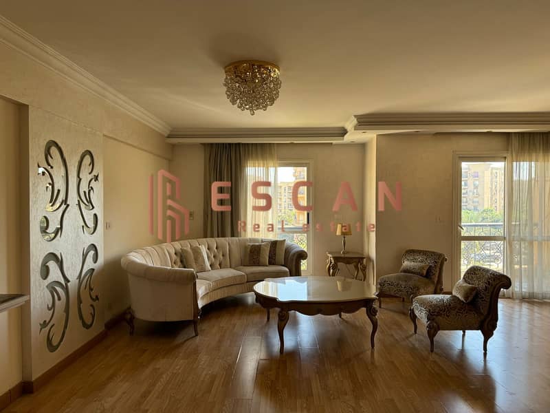 Apartment of 180 meters for sale in Al-Rehab 2, next to Avenue Mall, super-luxe finishes in the kitchen 0