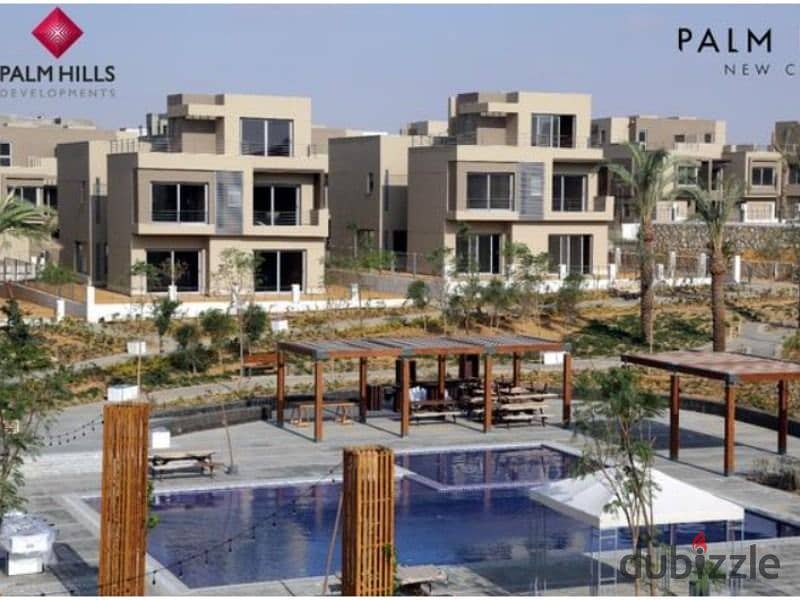 شقة استلام فوري 143 متر متشطبة في بالم هيلز التجمع الخامس Palm hills new Cairo 5