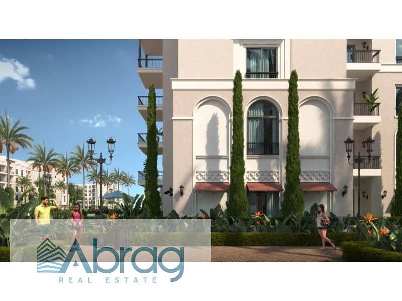 Apartment for sale in Village West Compound in Sheikh Zayed, finished with air conditioning, installments over 7 years 6