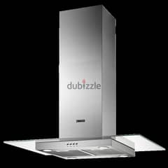 Zanussi 90cm island chimney kitchen hood 0