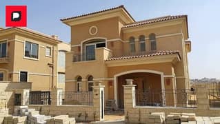 Townhouse corner villa for sale in New Cairo, Telal East Sur Compound in Sur with Mountain View and Palm Hills, in installments over 8 years with a 5% 0