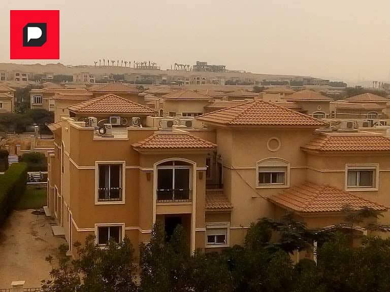 Townhouse corner villa for sale in New Cairo, Telal East Sur Compound in Sur with Mountain View and Palm Hills, in installments over 8 years with a 5% 13