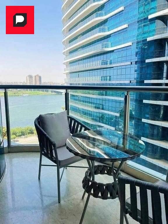 Immediate receipt of an apartment with a view directly on the Nile Maadi Reve Hotel fully finished and furnished with appliances air conditioning 1